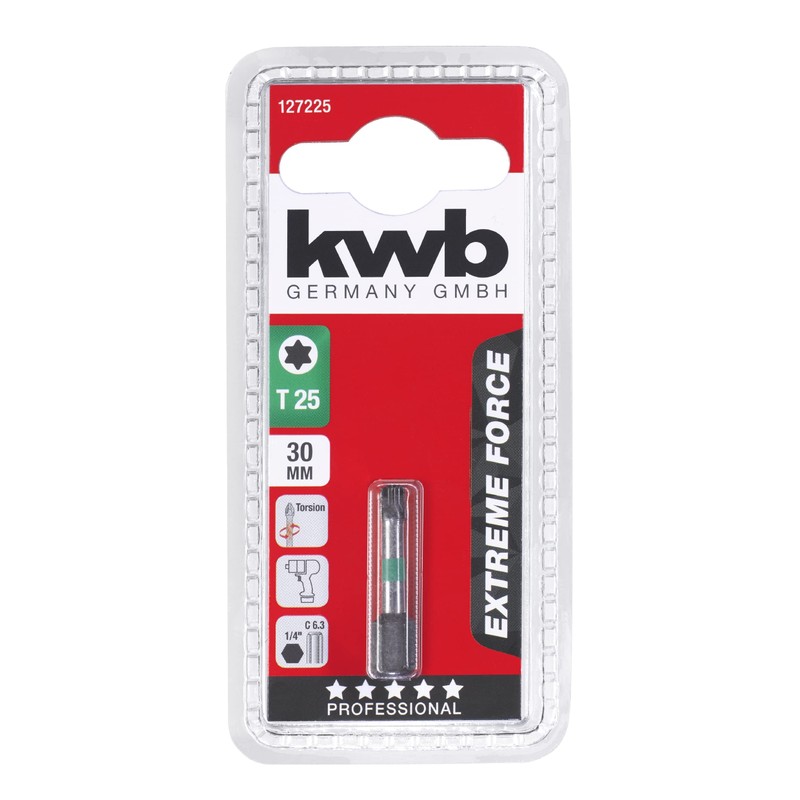 KWB Bit 30 mm Torx T25 Extreme Force 127225 (Impact,