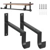 AddGrace Heavy Duty Closet Rod and Shelf Brackets 10 Inch