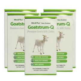메디플러스 산양유 Goatstrum-Q 1350mg 150정 5개 Mediplus Goat Milk Goatstrum-Q 1350mg 150 Tablets 5 Pack