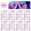 JoyAura Eras Party Temporary Tattoos - 8 Sheets 200 Pcs