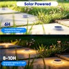 YiLaie Solar Dock Lights Outdoor Waterproof Stick on Deck Step