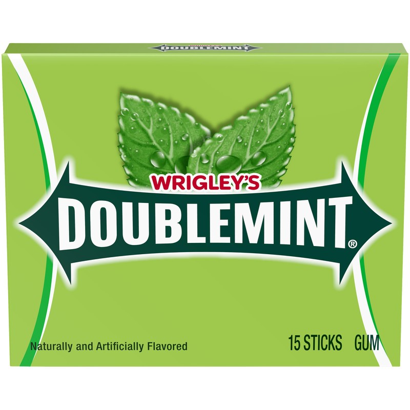 Wrigley Mint Chewing Gum, 15 Stick (Pack of 4), 60