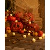 Homemory 12Pcs Timer Tea Lights, Flameless Flickering Auto Tea Lights