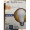 GE Lighting LED Light Bulbs 5W Replaces 40W Soft White A19 Classic Shape 4 Bulbs