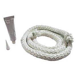 Replacement For QUADRA FIRE 1200 Pellet Stove Door Rope Gasket Kit 7/8"x8'
