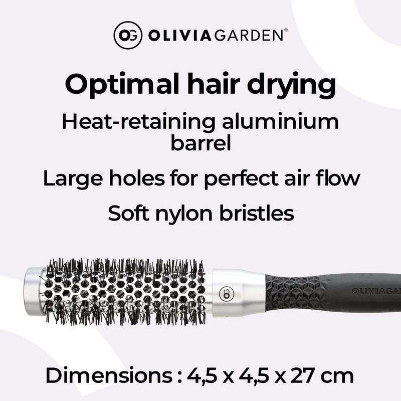 Olivia Garden - Essential Blowout Classic Silver - 25