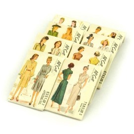 MyTinyWorld 8 Dolls House Miniature McCall Dress Pattern Packets (DPPS07)