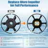 Upgraded Premium Neoprene Impeller with Brass Core & O-Ring Kit,