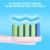 Toolsy 10PCS Replacement Heads Compatible with 7am2m AM100/AM101/AM105/AM111 Electric Toothbrush-