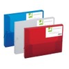 Q-Connect Elasticated Folder 25mm A4 Clear KF02310