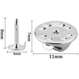 ieron Butterfly Clutch 50pcs Copper Tie Tack Brooch Pins Back Replacement with Thorn Needle for DIY Jewellery Craft Making - Silver with Storage Box