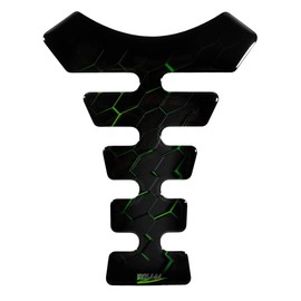 BIKE-label X503066VA Tank Pad 3D Motorcycle Sticker Tank Protection Paint Protection Green