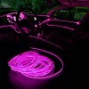 Unbranded Pink LED Car EL Wire Neon String Strip Lights