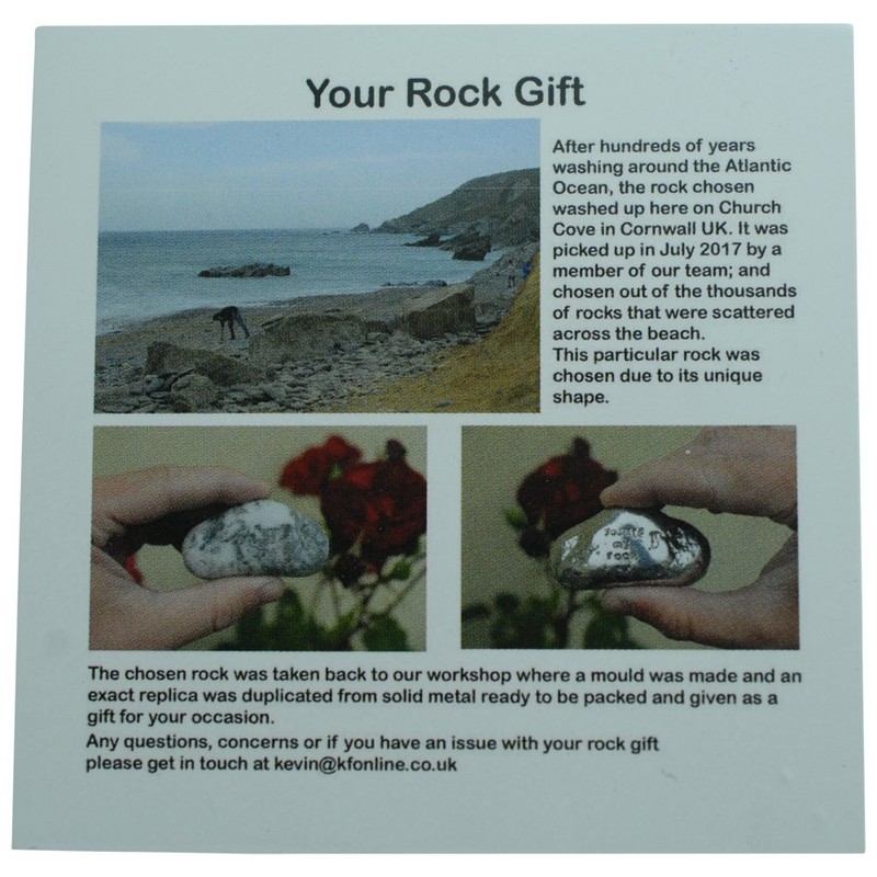 18th Anniversary You are My Rock Gift Idea - Solid