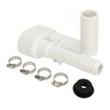 RV Toilet Vacuum Breaker Kit 385316906 Stainless Steel Clamp Sealed