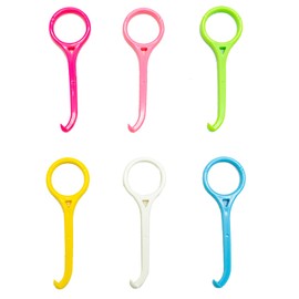 6 Pieces (6 Colours) Aligner Removal Tool, Teeth Removal Extractor, Plastic Braces Remover for Orthodontic Extractor Braces Removal Tool