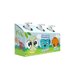 KleenBebé 3Pack Cuidado del Bebé – Shampoo, Jabón Líquido y Crema Corporal 275 ml c/u | Manzanilla y Aloe Vera | Sin Lágrimas, Hipoalergénico, Sin Par