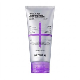 Mediheal Derma Cream Pack Cleanser 120ml Rose PDRN / 메디힐 더마 크림 팩클렌저 120ml 로제 PDRN