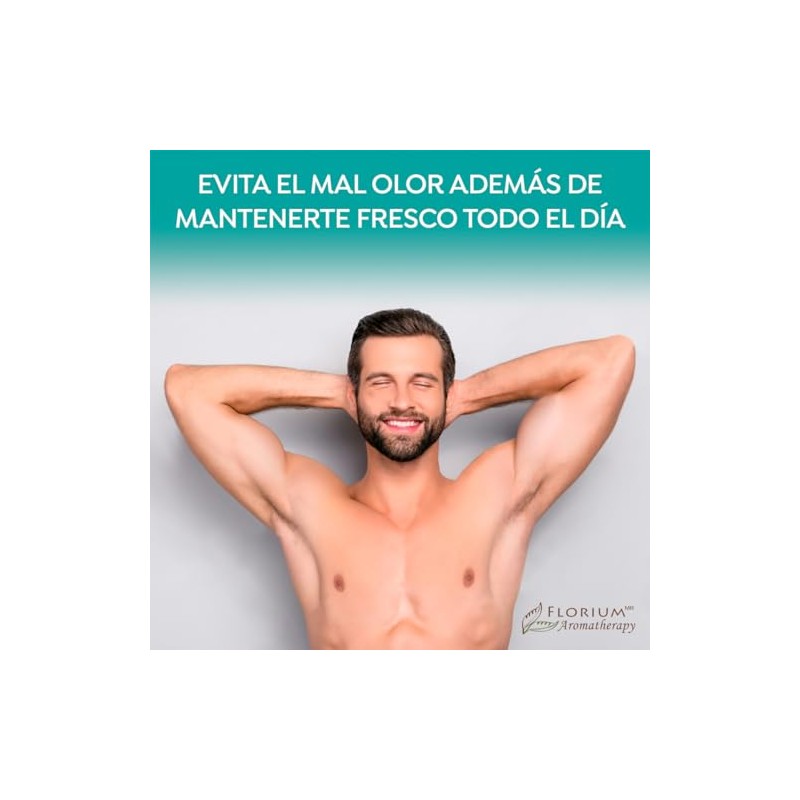DESODORANTE NATURAL DE MAGNESIO CON ACEITES ESENCIALES PUROS DE MENTA