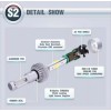 Vorock8 R2 COB 9005 LED Headlight Conversion Kit, High Beam