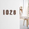 3.15inch House Numbers Mailbox Numbers Wood 3D 0-9 Waterproof Numbers
