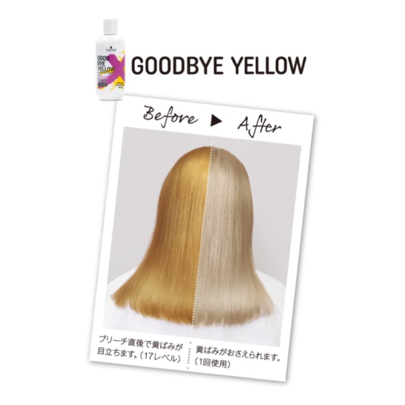Schwarzkopf Gooby Yellow Color Shampoo, 10.6 oz (310 g)