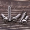 M5-0.8 x 40mm Flanged Washer Button Head Socket Cap Screws,