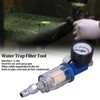 Spray Gun Air Regulator Aluminum Alloy Plastic In Line Water