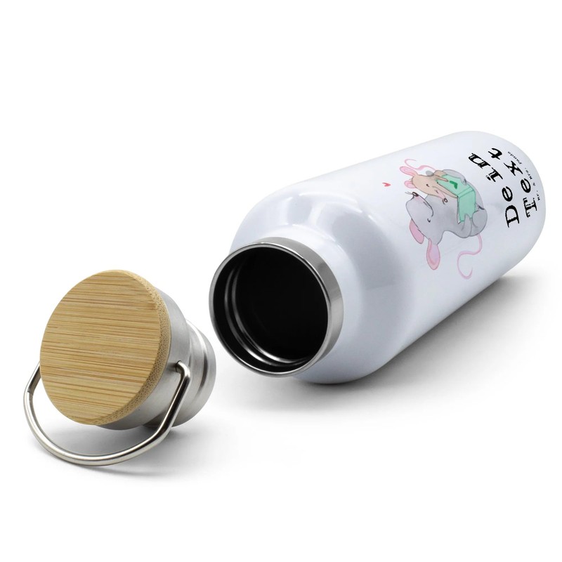 Mr. & Mrs. Panda Personalisierte Trinkflasche Frühpädagogin Herz - Personalisierte
