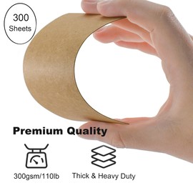 VANRA 300PCS Blank Index Cards 3x5 inches Note Cards Thick 110lb Cardstock Flash Cards, Unruled Study Cards for School Learning, Office (Yellow, 300/Pack)