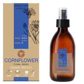 Organic Farm Organic Cornflower Water - Flower Water Anti-Dark Circles, Puffiness, Eye Contour Beauty Care