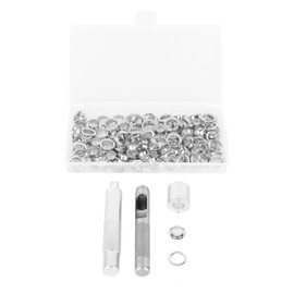 Grommet Tool Kit Sewing Eyelets Cupronickel Punching Accessories 1/2in Inner Diameter