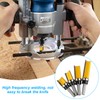 Pack of 4 8 mm Flush Cutter Shank Milling Cutter