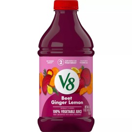 V8 Beet Ginger Lemon 100% Vegetable Juice 46 fl oz Bottle