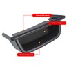 Center Console Dashboard Organizer ABS Behind Screen Storage Box Tray