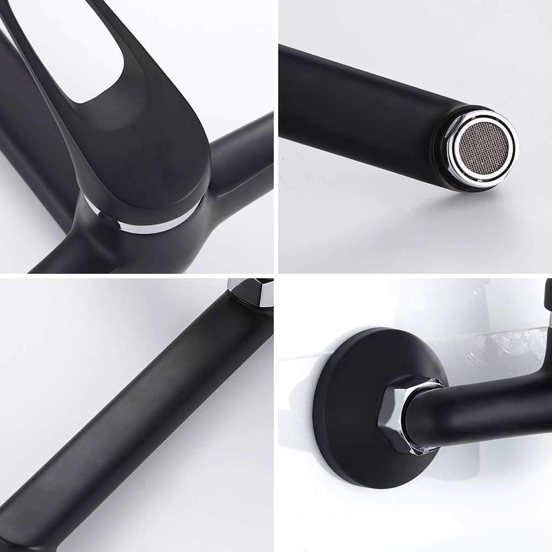 Kitchen Tap, Wall Mounted Basin Mixer Tap, Kitchen Tap, Single
