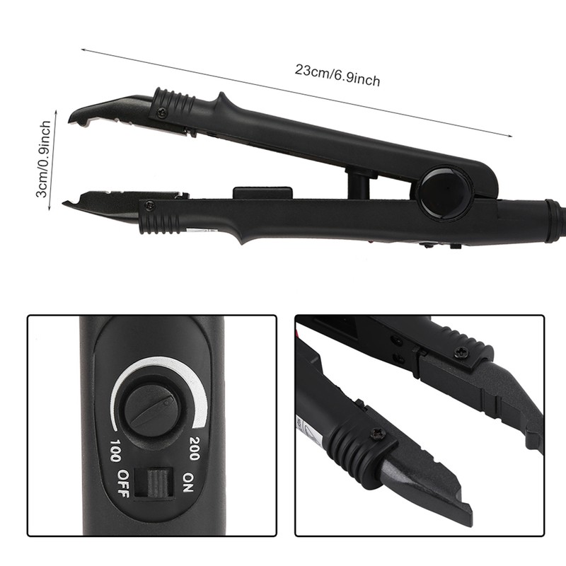 Hair Extension Connector Machine Salon Fusion Iron Tool Wig Connector