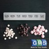 GMS Weekly Pill Case for Medication, Vitamins, Supplements, and Other