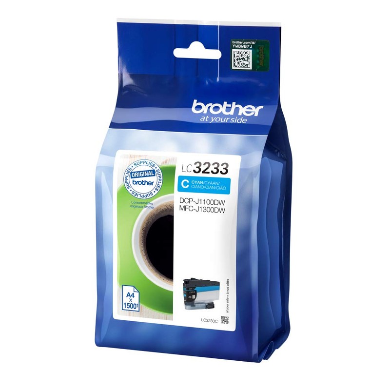 Brother LC3233C Suitable for MFCJ1300DW Cyan Ink 1500 Sides