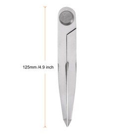 sourcing map Navigation Divider 5 Inch 125mm Adjustable Straight Pattern Divider Compass for Metalworking Geometry Drawing Woodworking