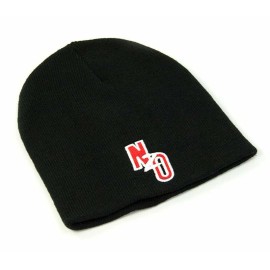 Nitrous Outlet Black Beanie with Nitrous Outlet logo [ Non fold up style ]