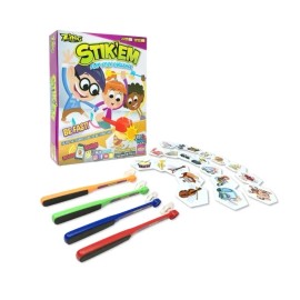 Zing Kids - Zing Stik’em Slap Stick Challenge Game - 60 Cards, 4 Slap Sticks