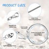 Abeillo 6 Pieces Snake Chain Bracelets for Jewelry Making, 7.87