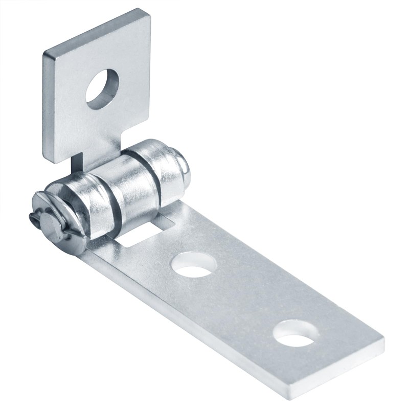 OTTFF 6 Pack 3 Hole Adjustable Hinges, 1-5/8" Strut Channel