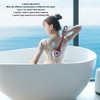 Electric Bath Brush Rechargeable Waterproof Detachable Cordless Body Scrubber Back