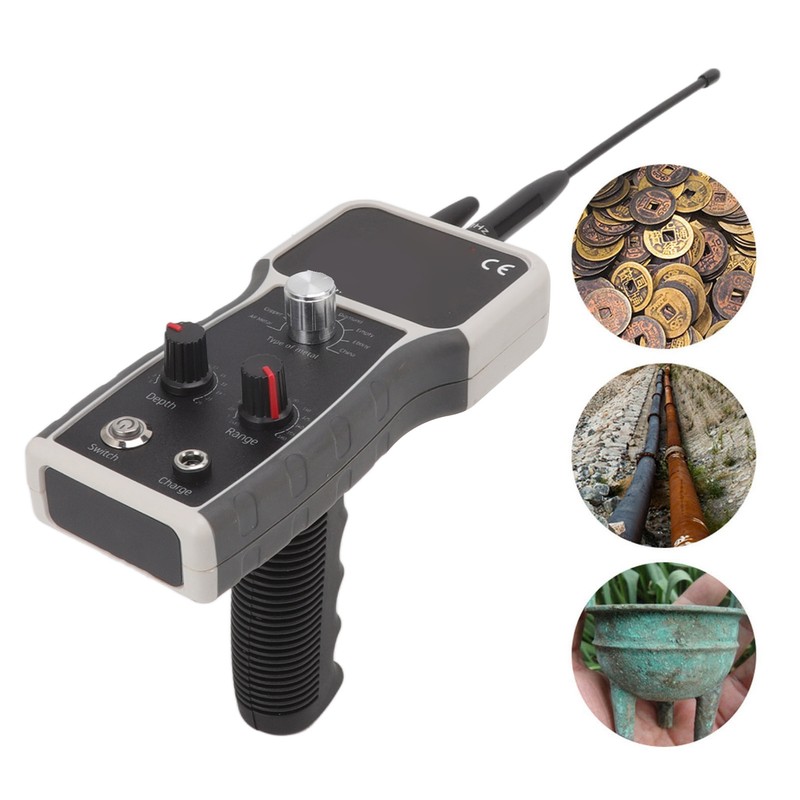 Metal Locator 25m Depth 1800m Range Sensitive 1000MAH Gold Finder