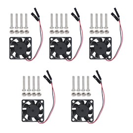 5PCS Raspberry Pi Fan 30x30x7mm Cooling Fan Brushless 3.3V 5V DC Quiet Fan for Case
