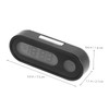 Zerodeko Small Digital Clock for Car Electronic Temperature Display with