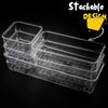 Mr. Pen- Drawer Organizers Set, 5 pcs, Clear Plastic Makeup