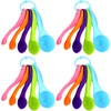 20 Pieces Plastic Colorful Measuring Cup Spoons for Kitchen Cooking